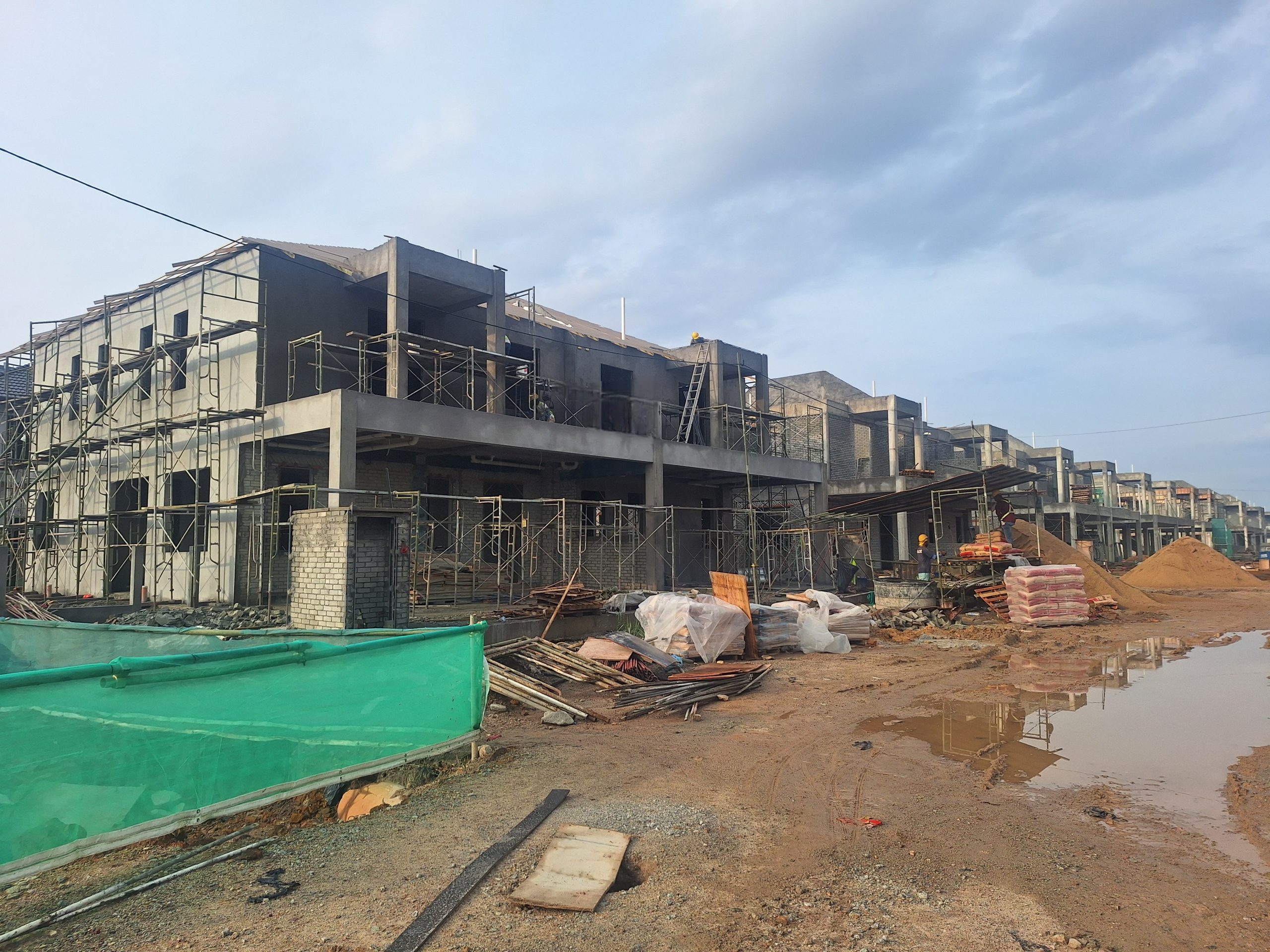 5D (40x75) Plastering works in progress as of 03/03/2026