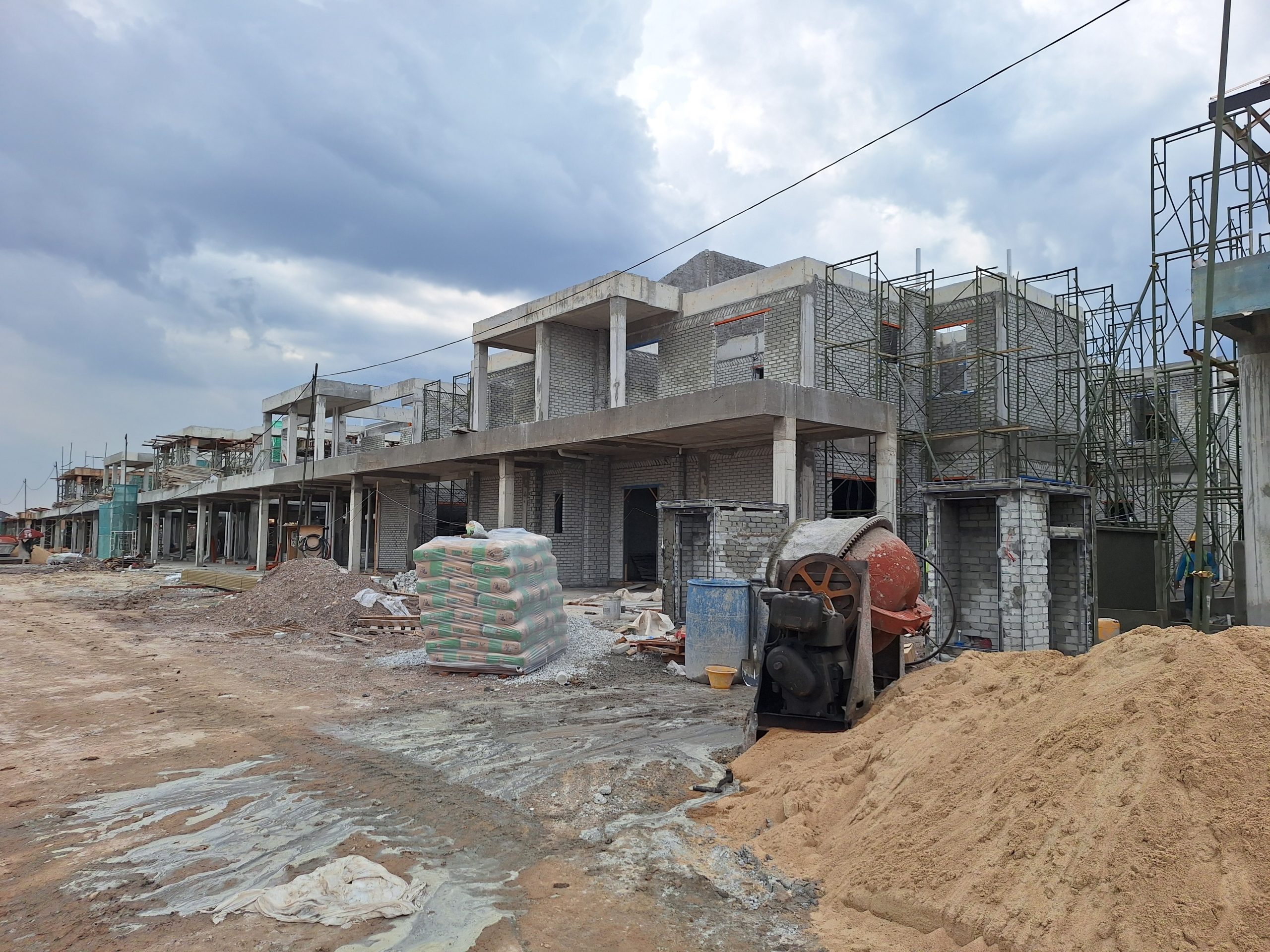 5F (30x60) Wiring and plumbing works in progress as of 03/03/2026n progress as of 03/03/2026