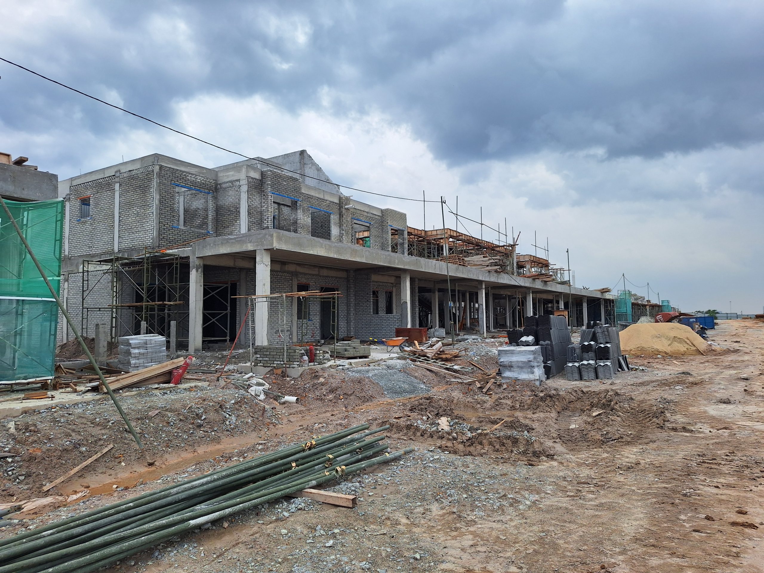 5G (30x60) Underground piping works in progress as of 03/03/2026