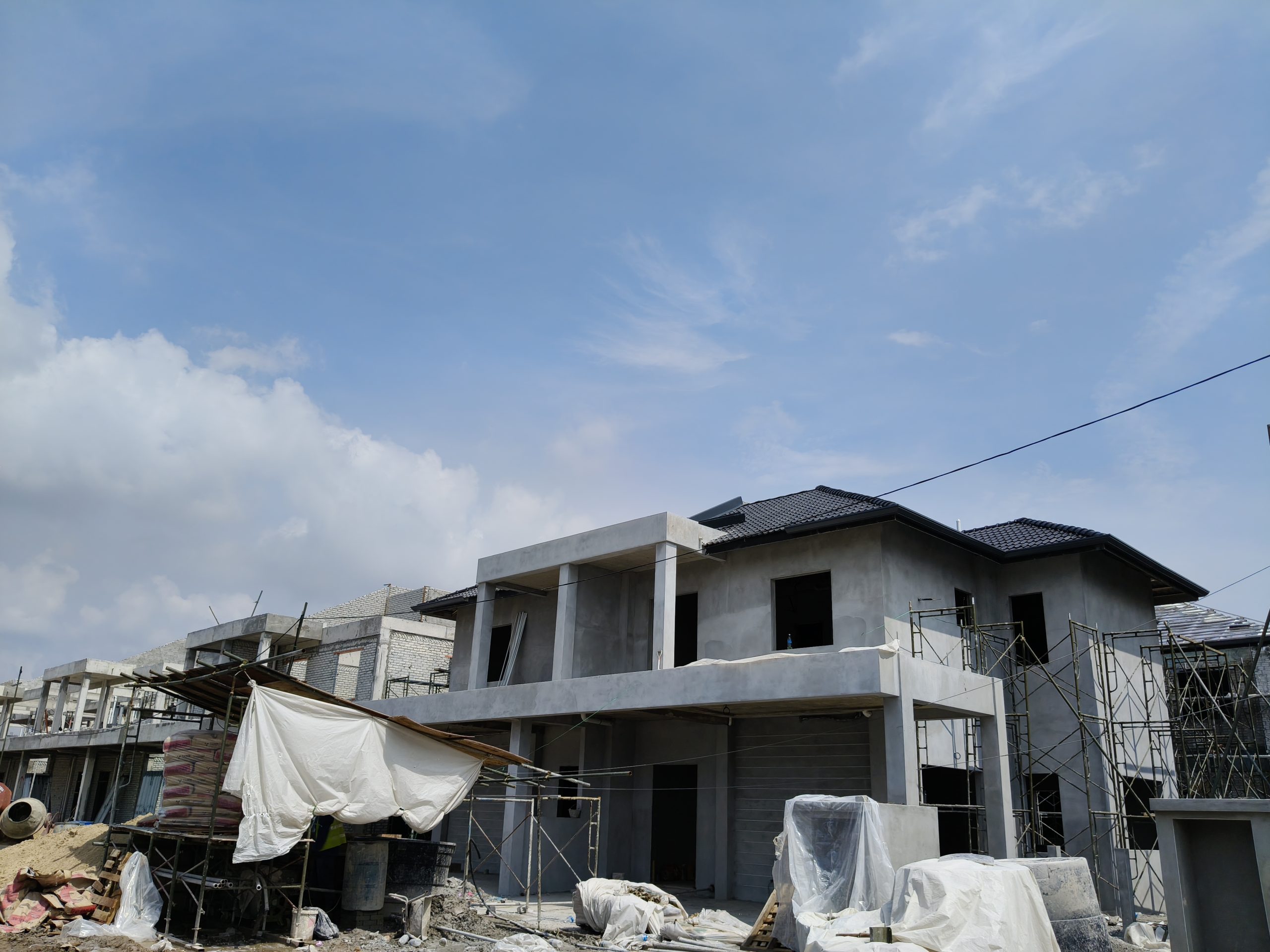 5F (30x60) Plastering works in progress as of 06/04/2026