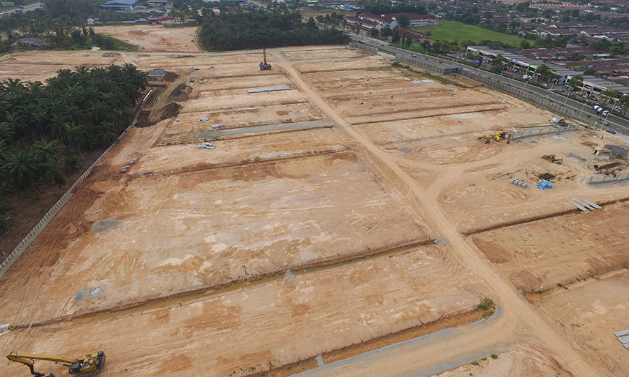 Site Progress Eco Meadows